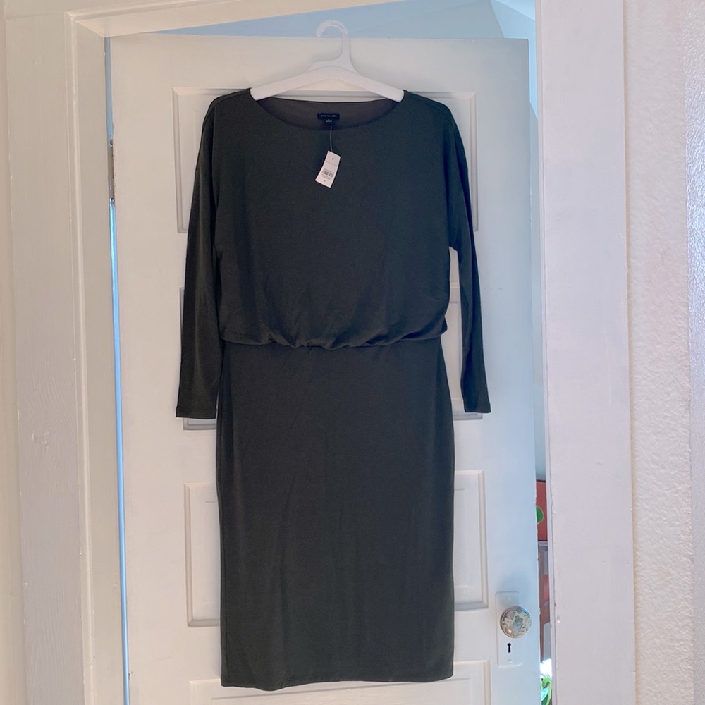 Jersey long sleeve dress
